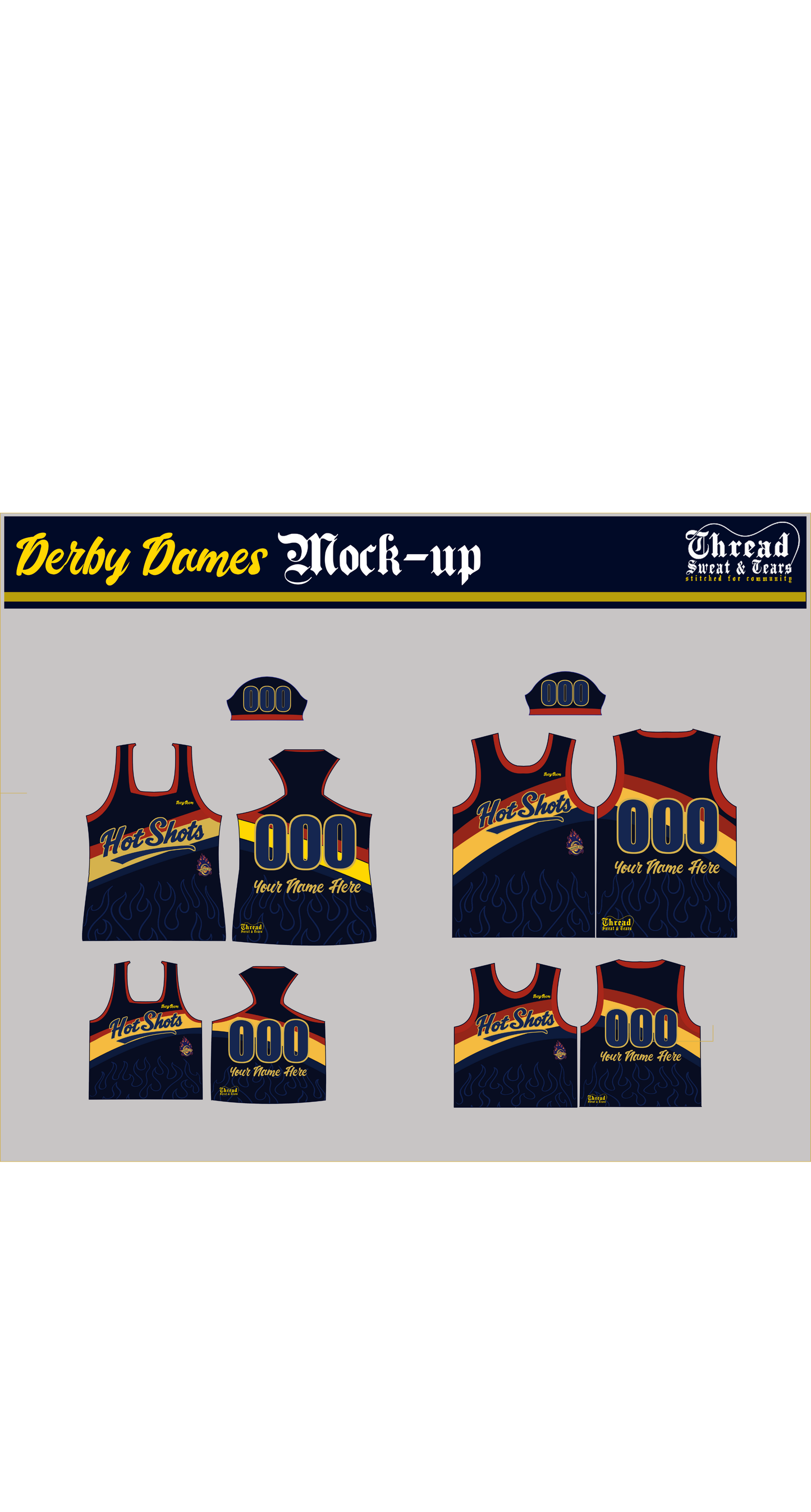 AZDD Hotshots Navy Jersey