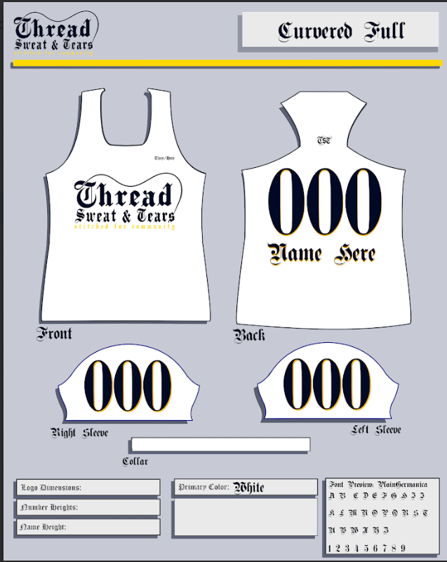 TST White Scrimmage Jersey