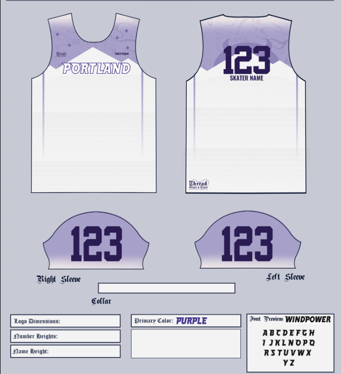 Rose City - White Jersey