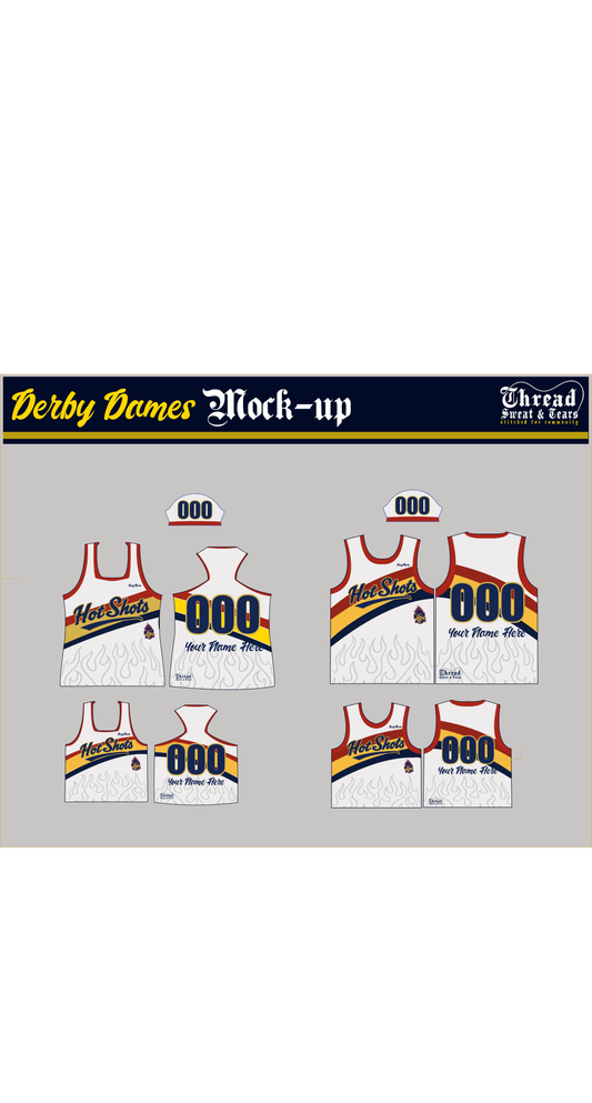 AZDD Hotshots White Jersey