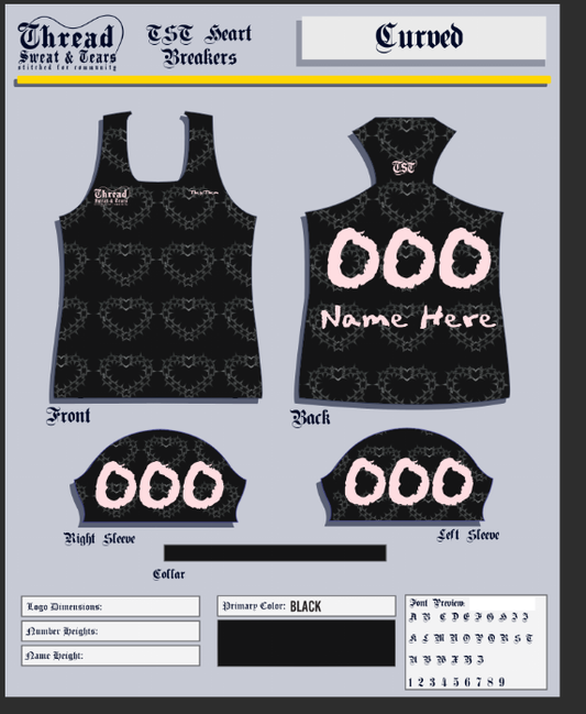 TST Heart Breakers (BLACK) Jersey