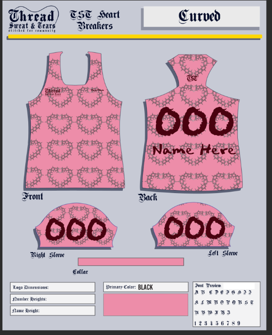 TST Heart Breakers (PINK) Jersey